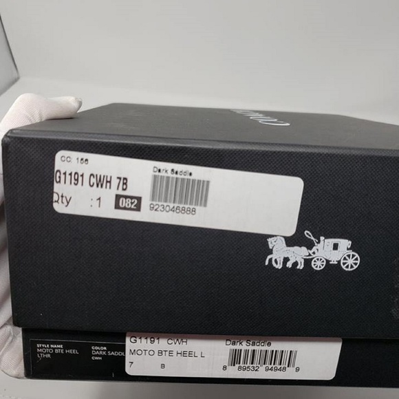 Coach Brown Saddle Moto Boots/Booties - Picture 8 of 8